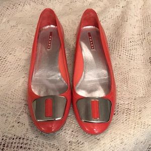 Prada women's shoes - coral color